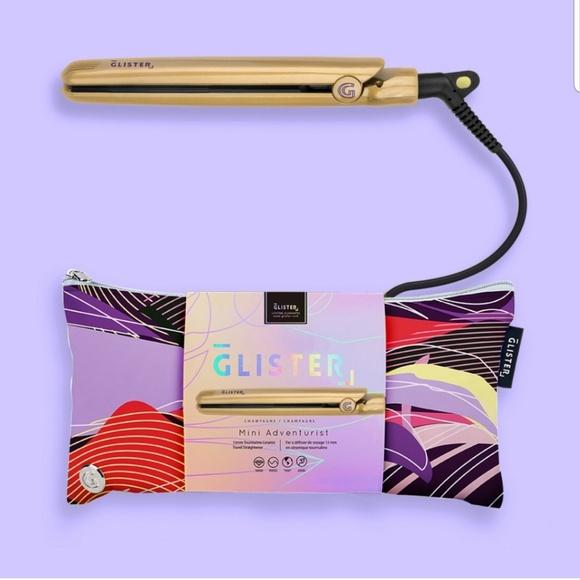MINI ADVENTURIST FLAT IRON (WITH DESIGNER TRAVEL P - Picture 1 of 4